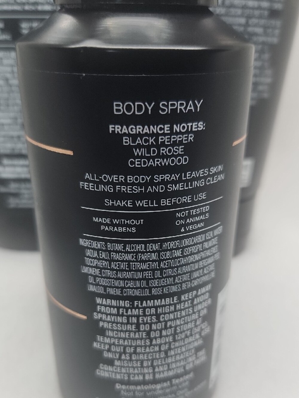 Bath and Body Works Nocturnal Rose Men's Set 3-in-1 Wash, Cream, & Mist New - Picture 7 of 10